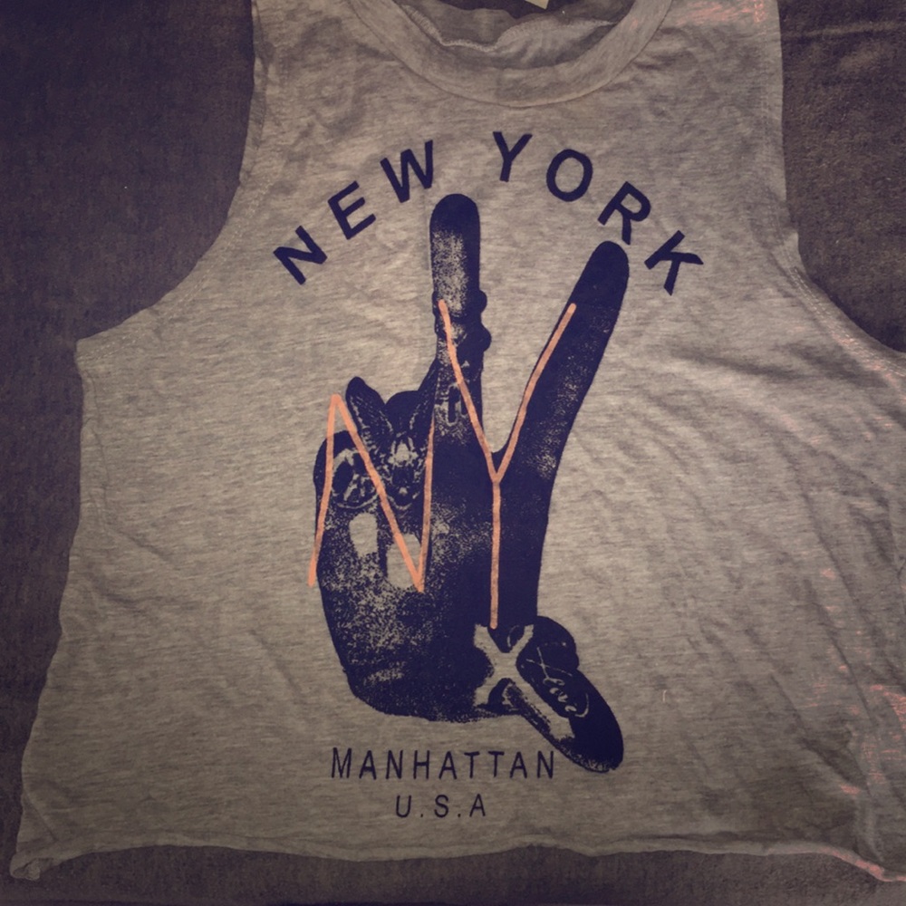 Brand new NY crop top